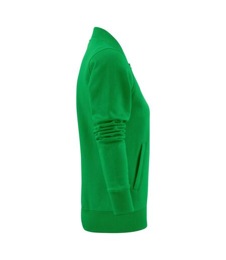 Womens/ladies Javelin Sweat Jacket Fresh Green Printer