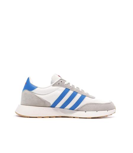 Baskets blanches/gris/bleu homme adidas run 60s