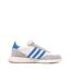 Baskets blanches/gris/bleu homme adidas run 60s-2