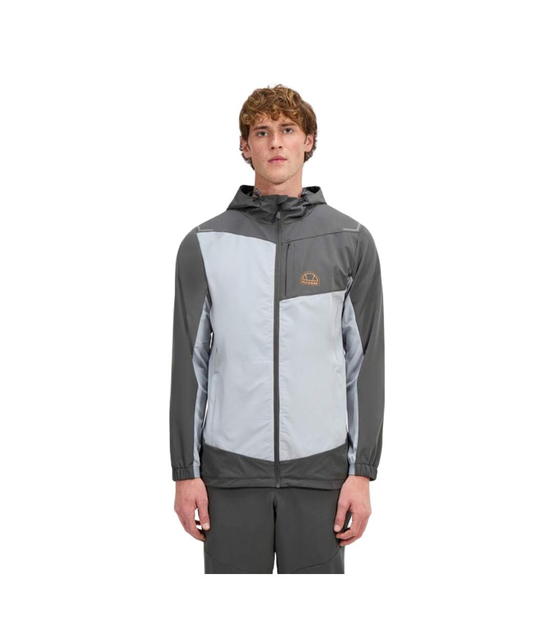 Mens corsarno track jacket dark grey/light grey Ellesse-3