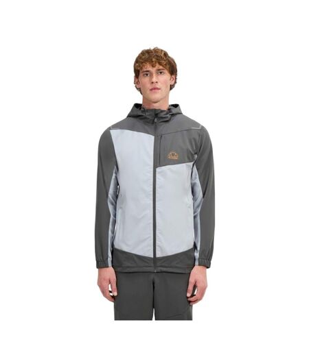 Mens corsarno track jacket dark grey/light grey Ellesse