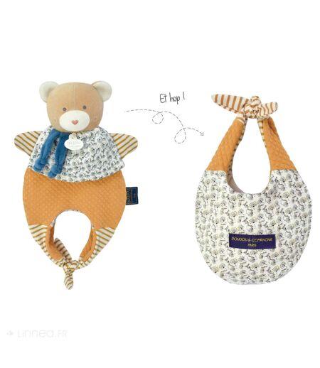 Doudou amusette polyester collection LES PETITS FUTÉS Ours