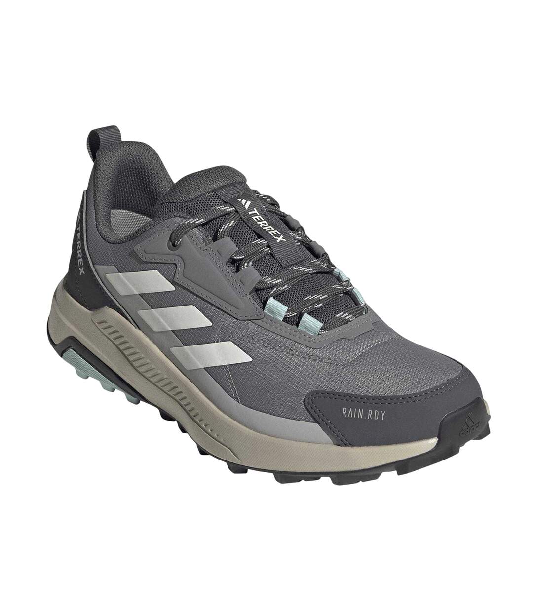Womens/ladies Terrex Anylander Rain.rdy Hiking Shoes Grey White Adidas-3
