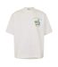 Mens Graphic Print Regular T-shirt White Belier-1