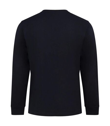 T-shirt Manches Longues Adulte Noir Sombre Awdis