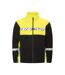 Mens 7300 Fleece Jacket Black Yellow Projob-1