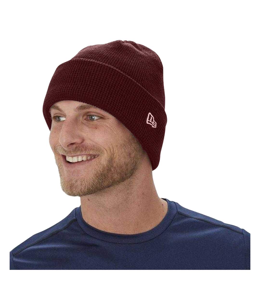 Bonnet Motif/style Toque Homme Violet Bauer-1