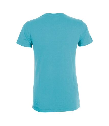SOLS Womens/Ladies Regent Short Sleeve T-Shirt (Atoll blue)
