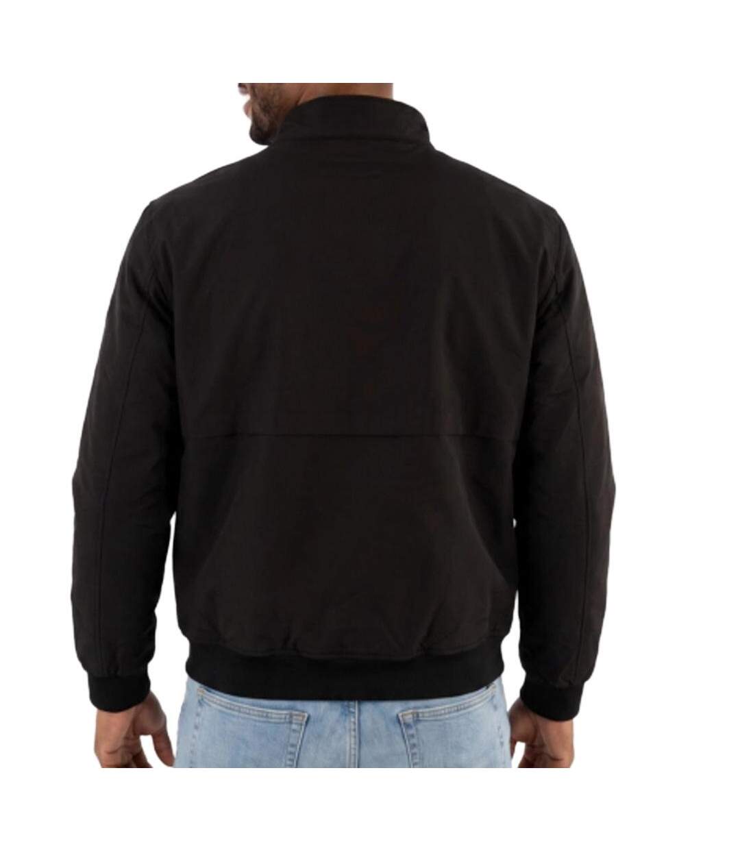 Veste noire homme superdry campus padded harrington-2