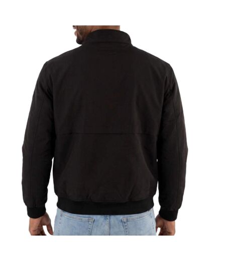 Veste noire homme superdry campus padded harrington