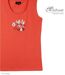 MAYFLOWER LOLA2 — Débardeur corail / orange femme coton : l'éclat d'un style casual vitaminé-4