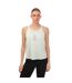 Womens/ladies run for the oceans tank top green Adidas-1