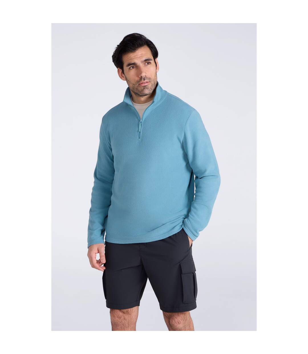 Haut Polaire Camber Homme Bleu Vif Mountain Warehouse-1