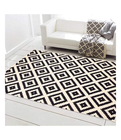 Tapis salon et chambre tissé motif géométrique AF1 ORMA