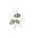 Décoration Murale en Métal Goxy 86cm Argent-1