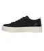 Womens/ladies Bobs Copa Canvas Trainers Black Skechers-3
