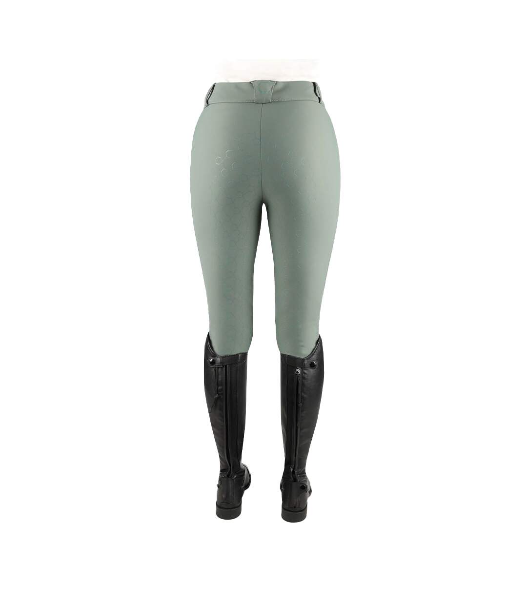 Collant d´équitation femme vert de gris Coldstream-2