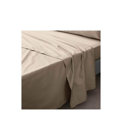 Drap Plat Percaline 180x290cm Sable