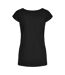 T-shirt Femme Noir Build Your Brand-2