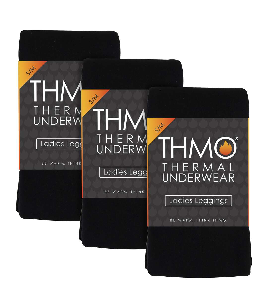 3 Pack Ladies Thermal Bottoms Leggings for Winter-2