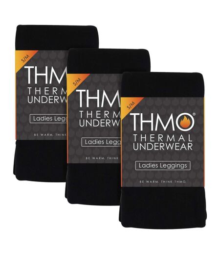 3 Pack Ladies Thermal Bottoms Leggings for Winter