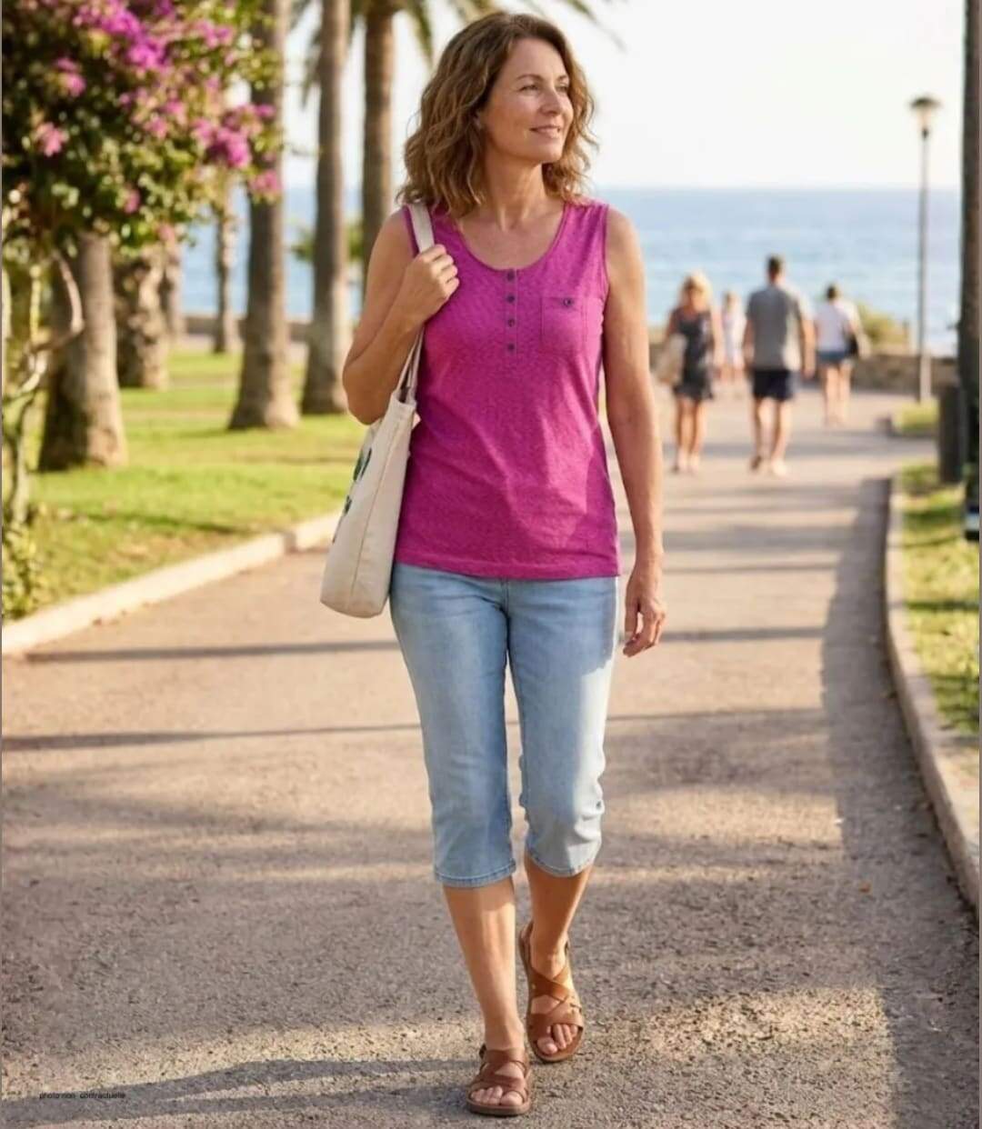 MAYFLOWER LOTUS2 — Débardeur sangria femme coton : l'éclat d'une couleur estivale et authentique-5