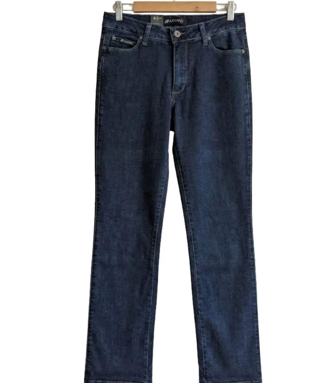 Jean Femme Taille Haute Stretch Bleu Brut - Coupe Confort AXXANO-2