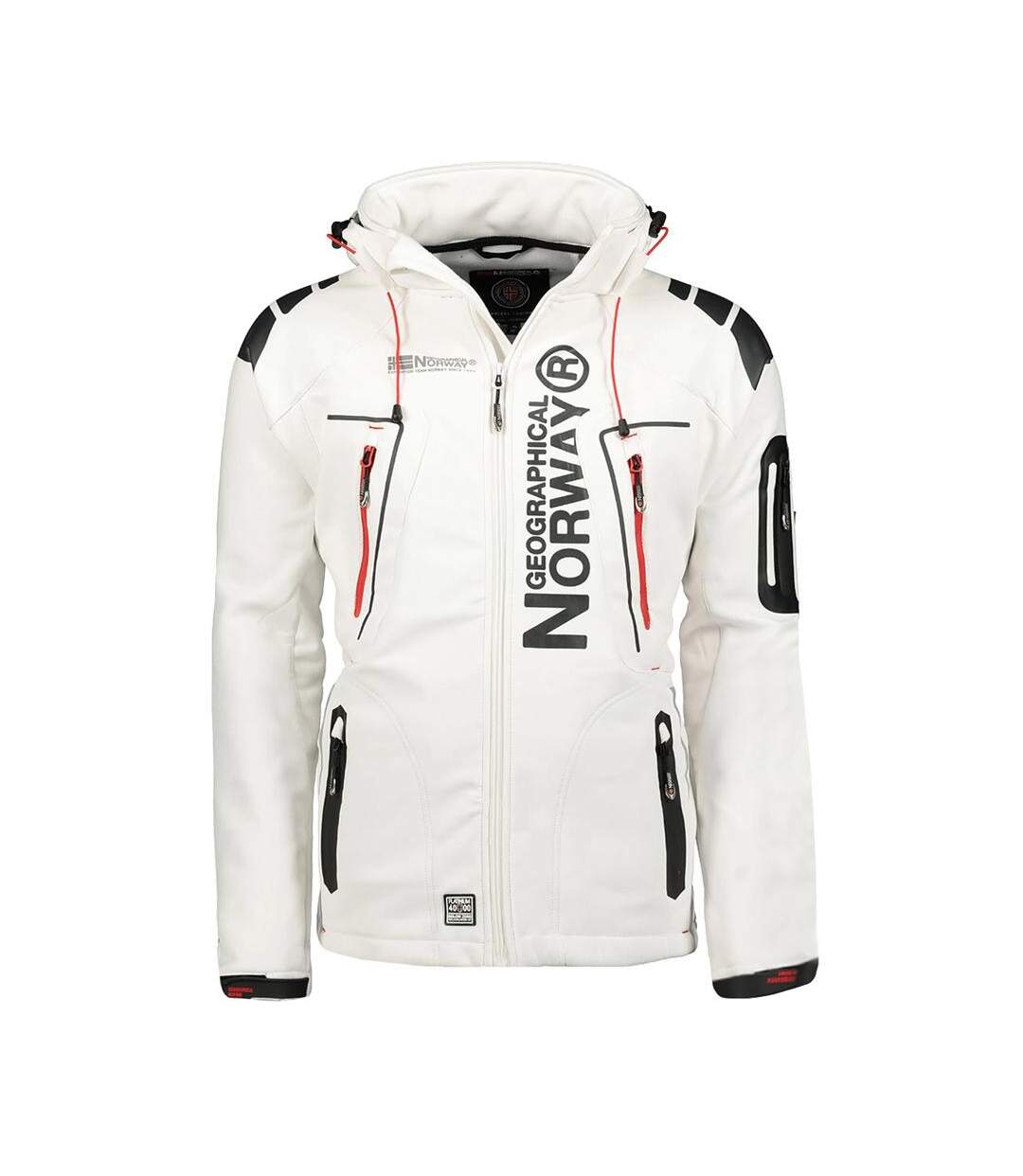 Blouson Blanc Homme Geographical Norway Techno - M-1