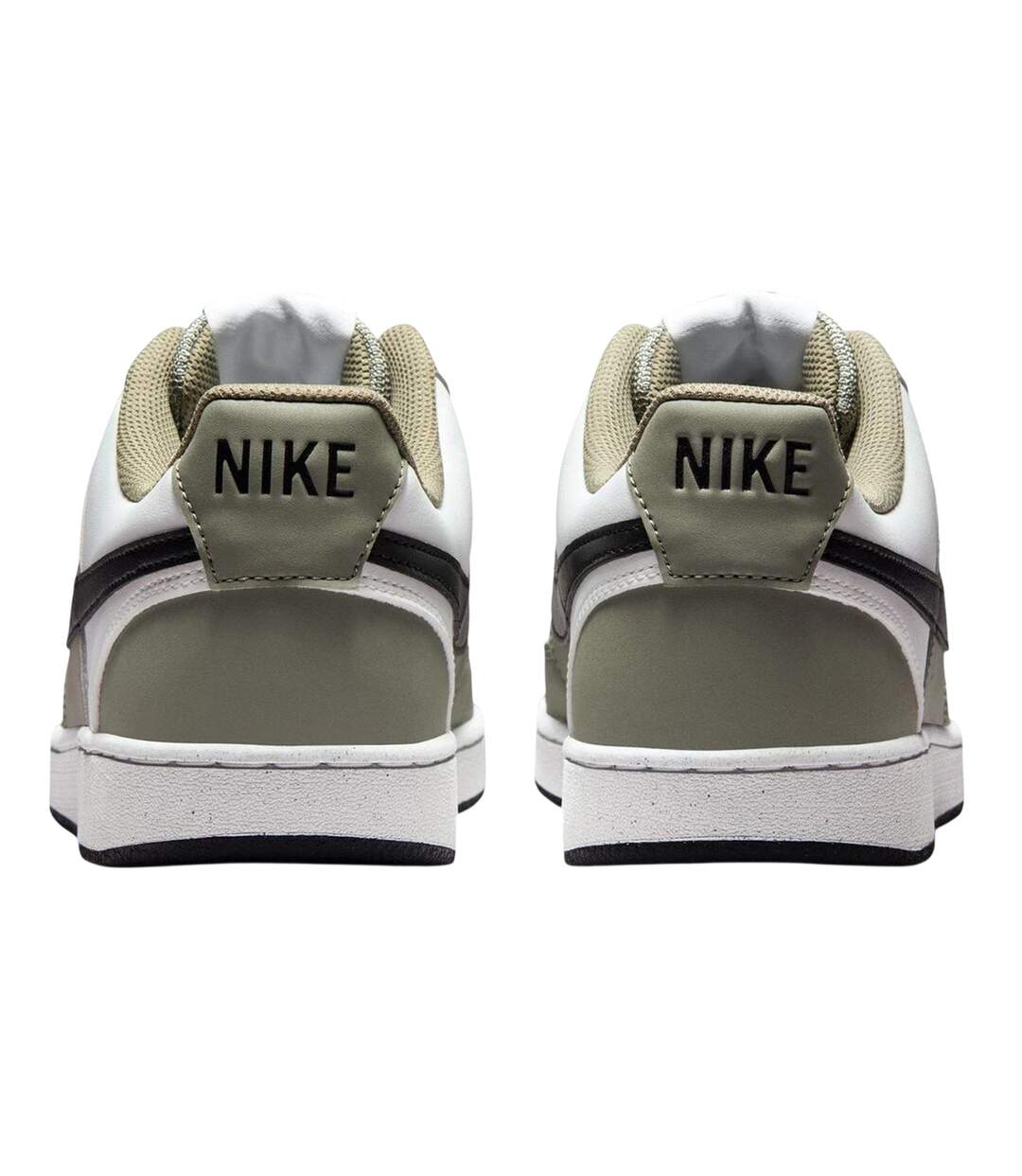 Mens Vision Low Leather Trainers Grey Sage Black White Nike-2