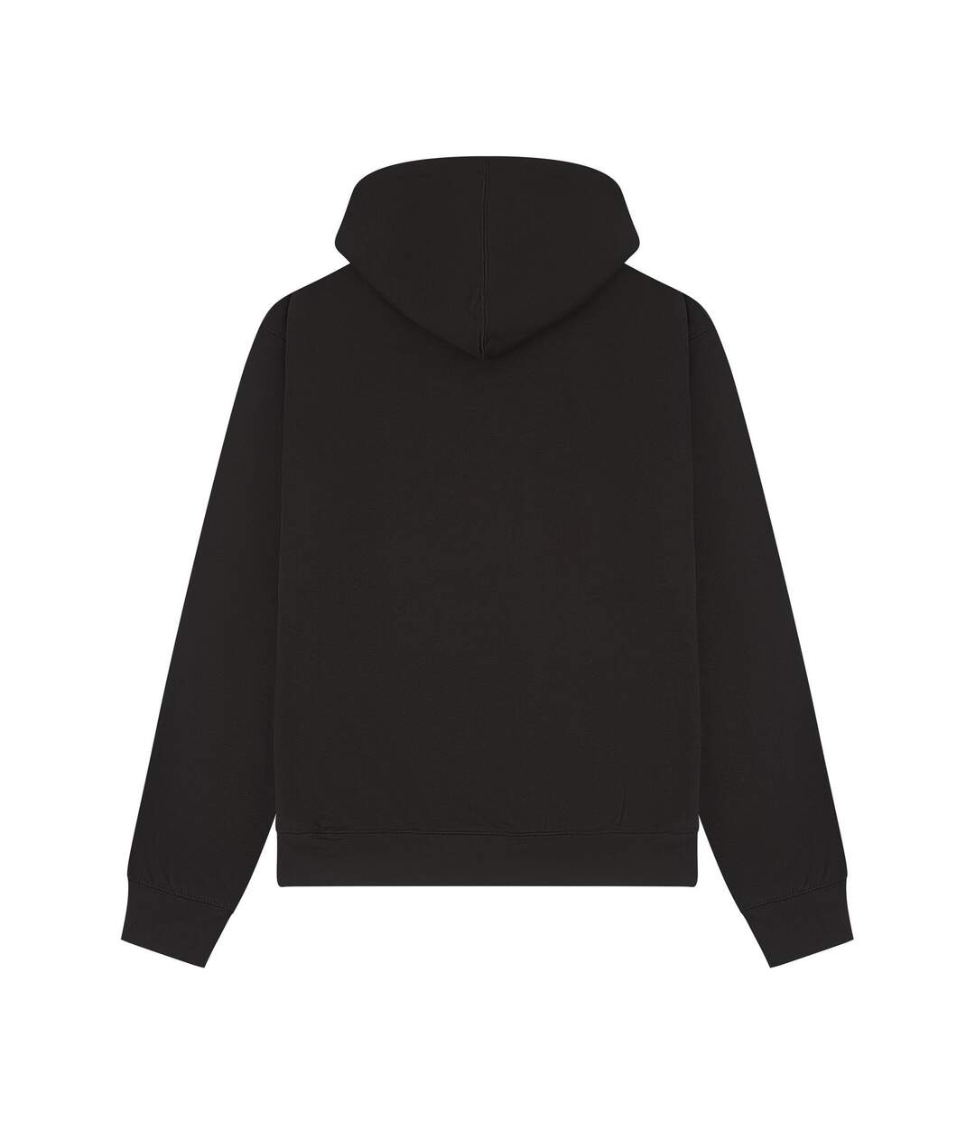 Unisex adult premium combed cotton oversized hoodie black Casual Classics-2