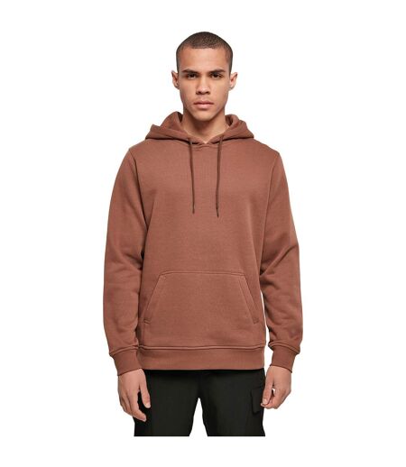 Build Your Brand Mens Heavy Pullover Hoodie (Bark)