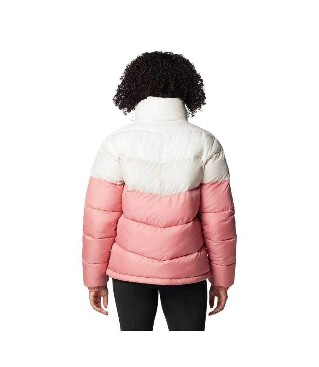 Doudoune Matelassée Puffect Femme Rose Blanc Columbia-3