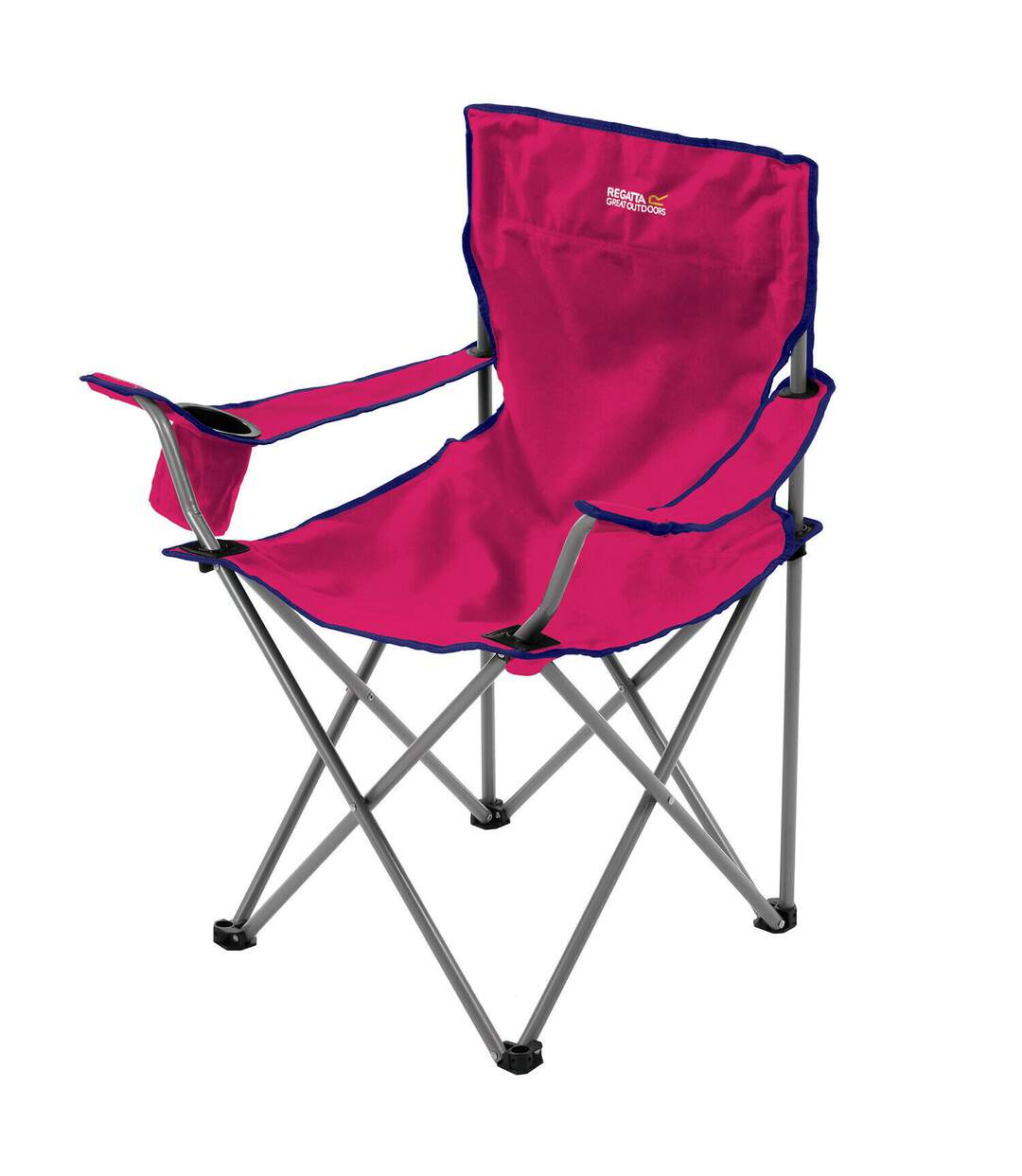 Regatta - Chaise de camping pliable (Rose / Bleu marine) (Taille unique) - UTRG1822