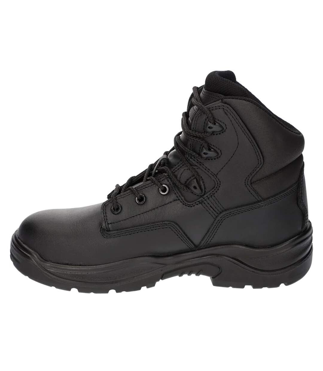 Mens Precision Sitemaster Full Grain Leather Safety Boots Black Magnum-3