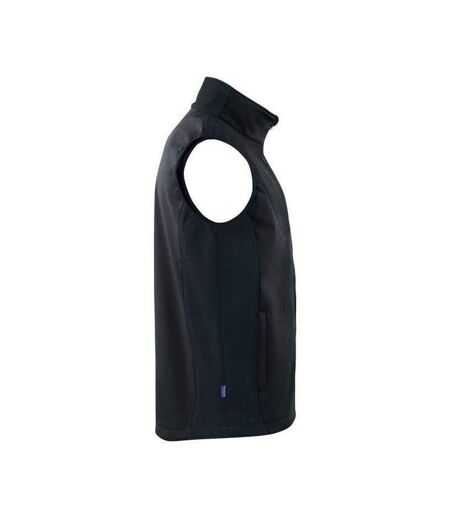 Mens Prio 3702 Two Tone Softshell Gilet Black Projob