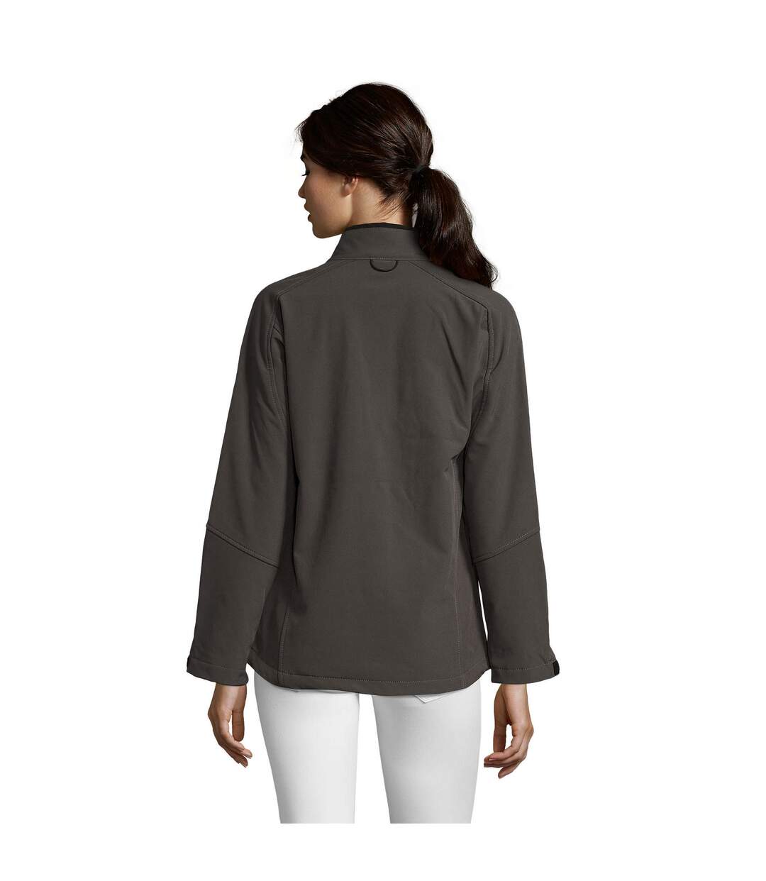 Veste Softshell Roxy Femme Gris Charbon Uni SOLS-3