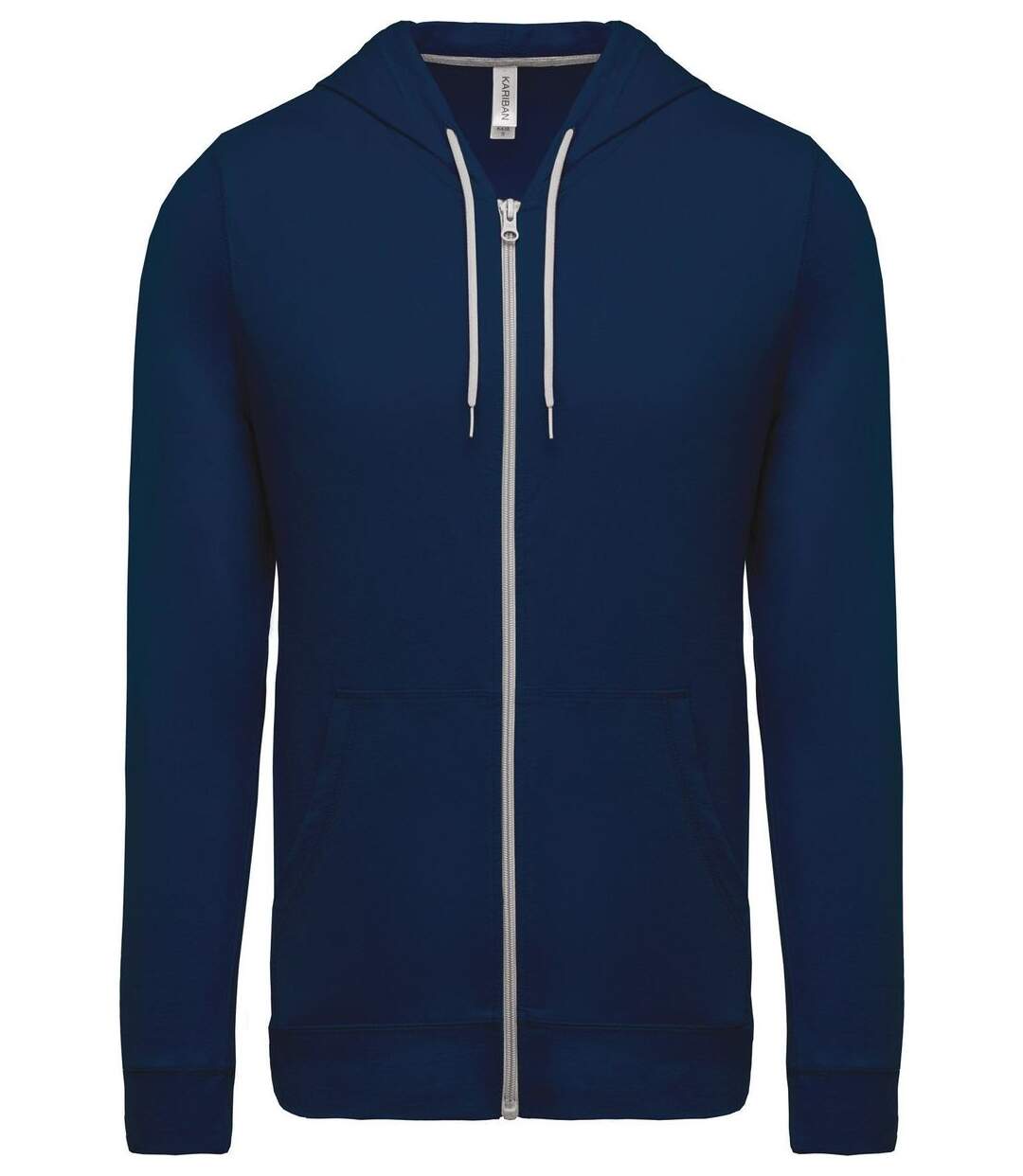 Veste zip intégral à capuche - Homme - K438 - bleu marine-1