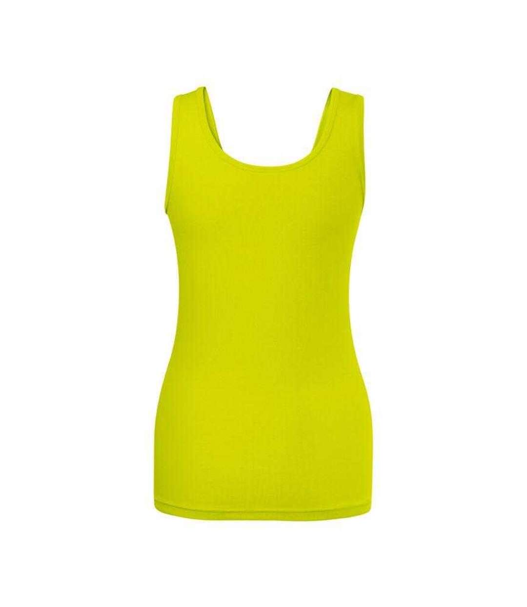Womens/ladies Triumph Tank Top Chartreuse Malfini-2