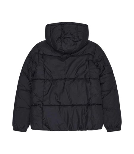 Womens/ladies Sherpa Reversible Puffer Jacket Black Reebok