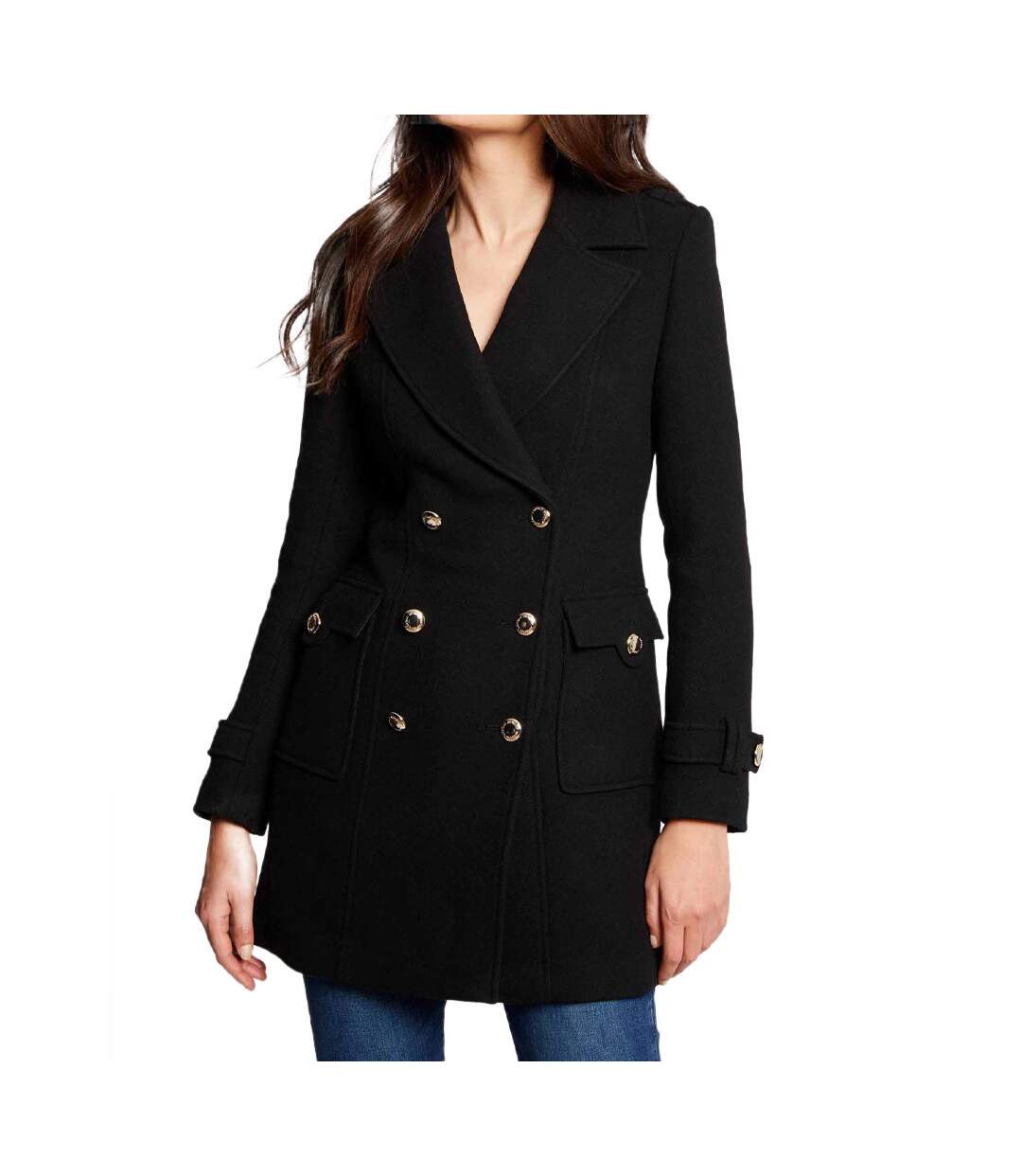 Manteau Noir Femme Morgan Gfabi-1