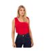 Womens/ladies Bow Tank Top Red I Saw It First-2
