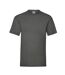 T-shirt Valueweight Adulte Graphite Clair Uni Fruit Of The Loom-1