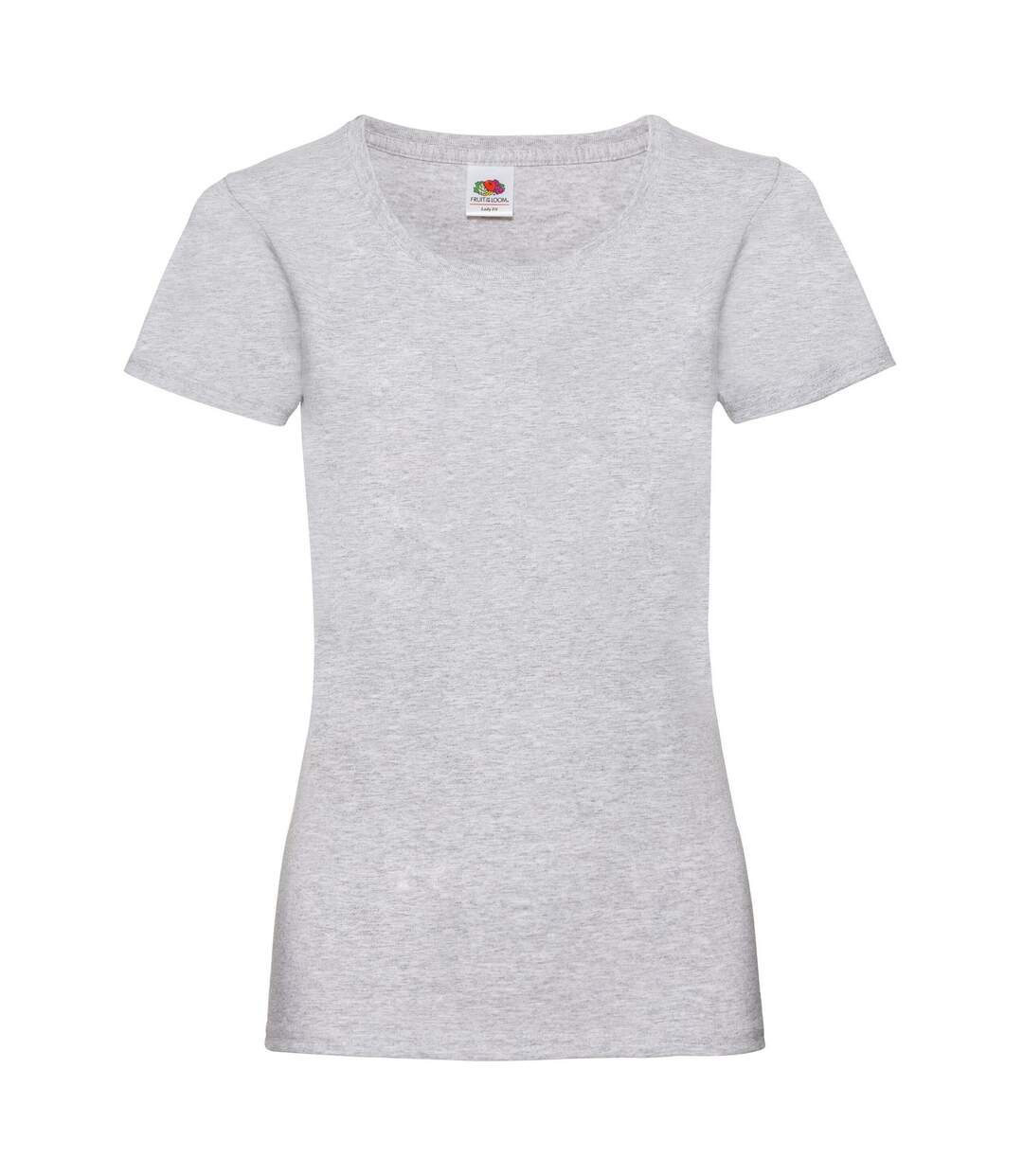 T-shirt valueweight femme gris chiné Fruit of the Loom