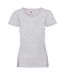 Fruit of the Loom Womens/Ladies Valueweight Heather Lady Fit T-Shirt (Heather Grey) - UTRW9739