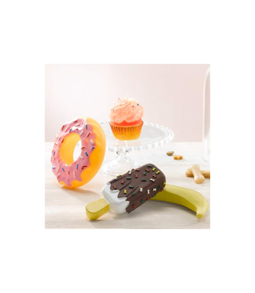Jouet pour Chien Glace 15cm Marron-2