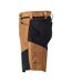 Mens Customised Work Shorts Nut Brown Black Mascot-3