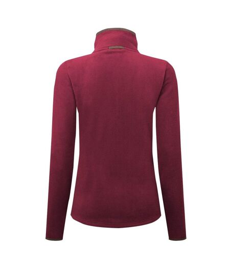 Veste polaire artisan femme bordeaux / marron Premier