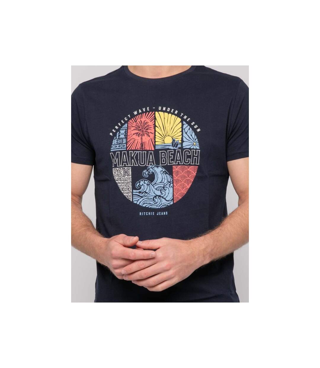 T-shirt coton motifs NORDOIT-3