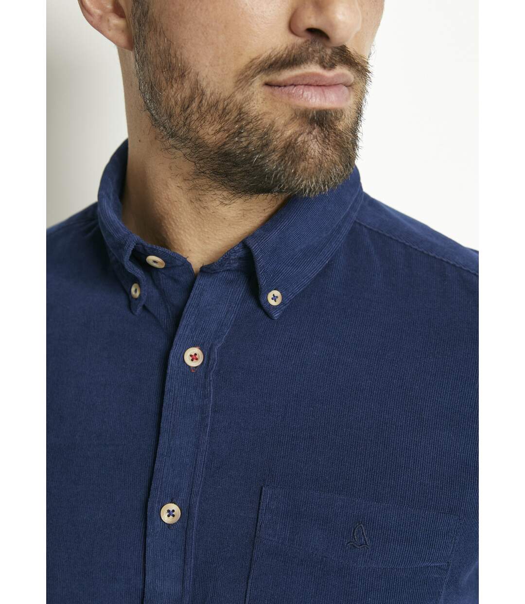 Chemise manches longues velours milleraies-4