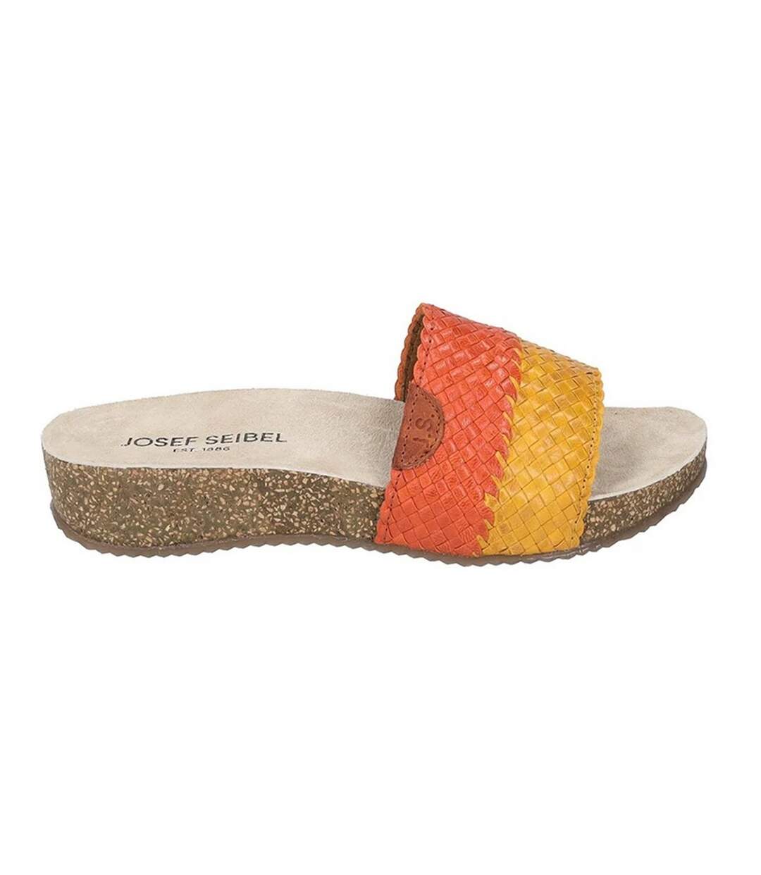Sandales Mules Tonga Femme Jaune Orange Josef Seibel-2